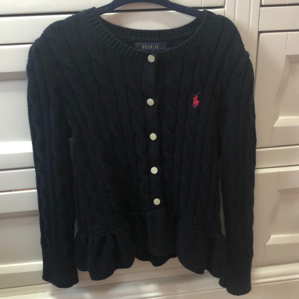 Polo Ralph Lauren adorable peplum sweater